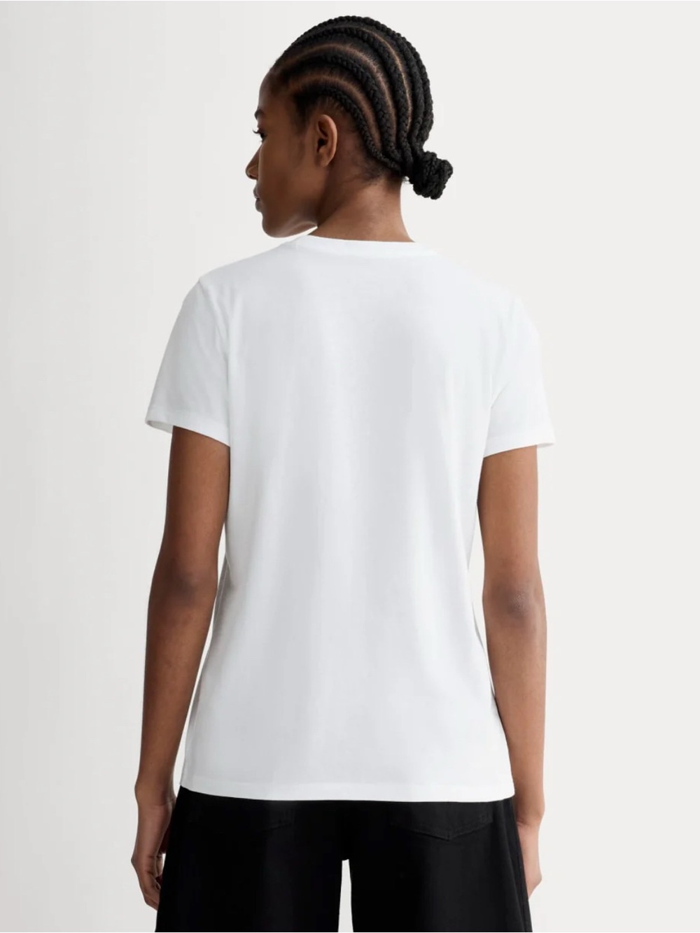 New Everlane THE SLIM CREW IN ESSENTIAL COTTON White Size S - Picture 2 of 11